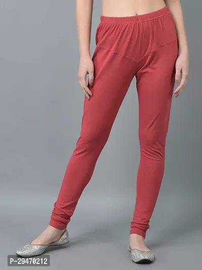 Fabulous Cotton Blend Solid Leggings For Women-thumb0