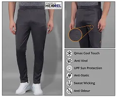 Stylish Multicoloured Polyester Solid Regular Fit Sports Track Pant For Men Pack Of 2-thumb4