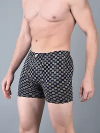 Stylish Cotton Blend Printed Trunks For Men Pack Of 10-thumb1