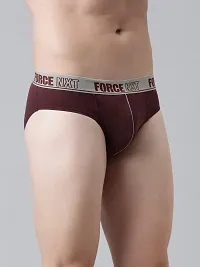 Stylish Multicoloured Modal Solid Brief For Men Pack Of 2-thumb2