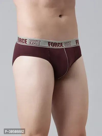 Stylish Multicoloured Modal Solid Brief For Men Pack Of 2-thumb3