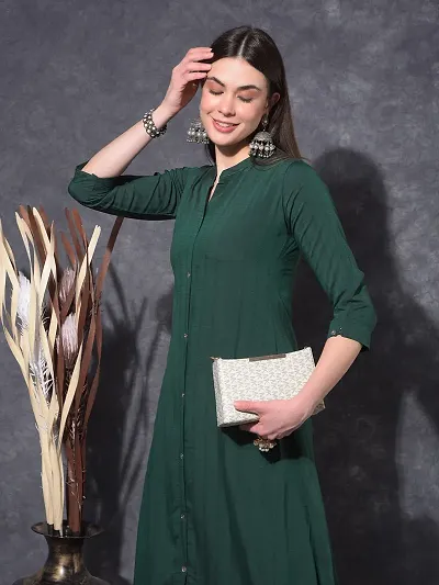 Stylish Viscose Stitched Kurta For Women