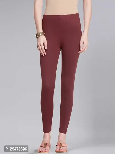 Fabulous Cotton Blend Solid Leggings For Women-thumb0