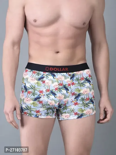 Stylish Multicoloured Cotton Blend Printed Trunks For Men-thumb0