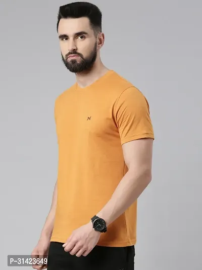 Reliable Multicoloured Cotton Solid Round Neck Tshirt For Men Pack Of 2-thumb3