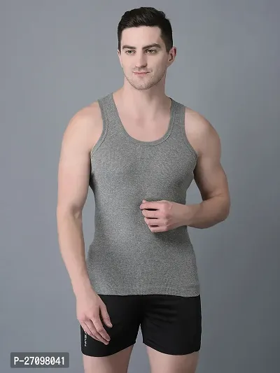 Stylish Solid Combed Cotton Vest