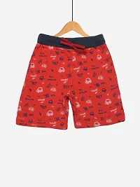 Stylish Multicoloured Cotton Regular Shorts For Kids Pack Of 2-thumb2