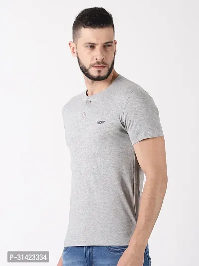 Reliable Multicoloured Cotton Solid Henley Tshirt For Men Pack Of 3-thumb3