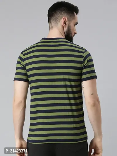 Reliable Multicoloured Cotton Striped Round Neck Tshirt For Men Pack Of 3-thumb2