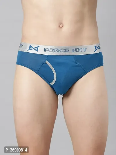 Stylish Blue Modal Solid Briefs For Men-thumb0