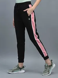 Elite Cotton Striped Track Pants For Women- Pack Of 2-thumb1