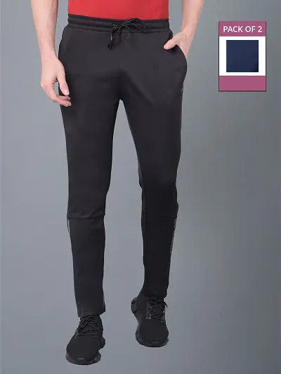 Must Have Polyester Regular Track Pants For Men 