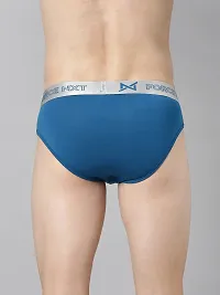 Stylish Blue Modal Solid Brief For Men-thumb2