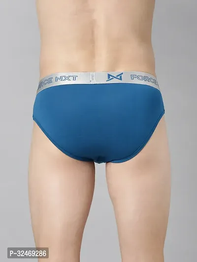 Stylish Blue Modal Solid Brief For Men-thumb3