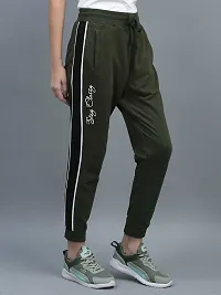 Elite Cotton Striped Track Pants For Women- Pack Of 2-thumb1