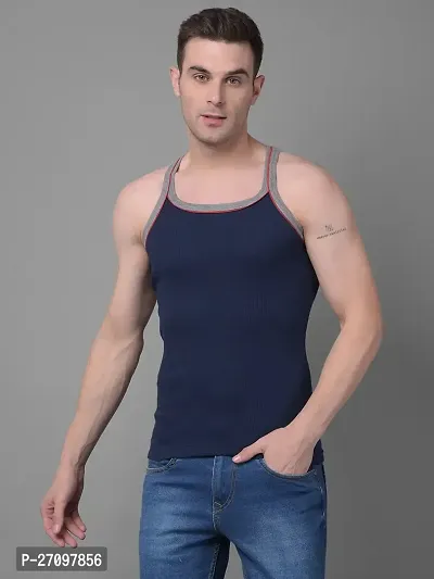 Stylish Assorted Solid Combed Cotton Racerback Styled Gym Vest