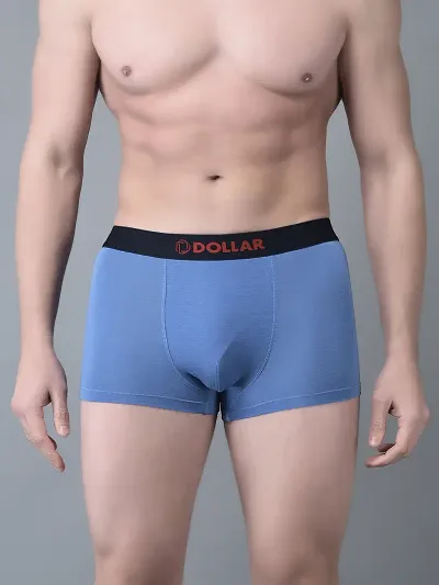 Stylish Blend Solid Trunks For Men