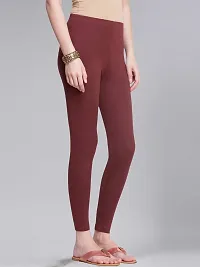 Fabulous Cotton Blend Solid Leggings For Women-thumb2