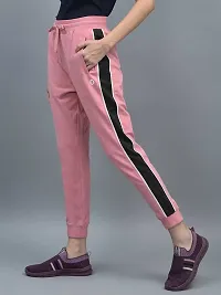 Elite Cotton Striped Track Pants For Women- Pack Of 2-thumb2