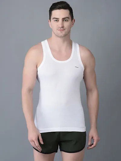 Trendy Cotton Blend Basic Vest 
