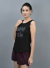 Elegant Cotton Printed Tank Top For Women- Pack Of 2-thumb1