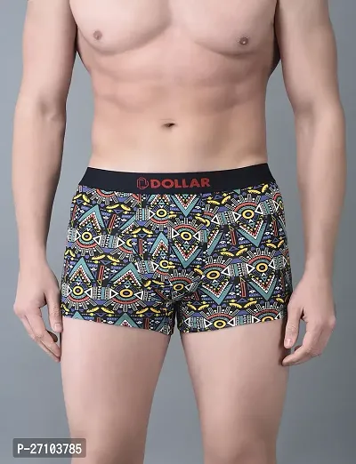 Stylish Multicoloured Cotton Blend Printed Trunks For Men-thumb0