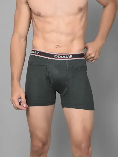 Stylish Blend Solid Trunks For Men