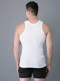 Stylish Cotton Solid Vests For Men- Pack Of 9-thumb1