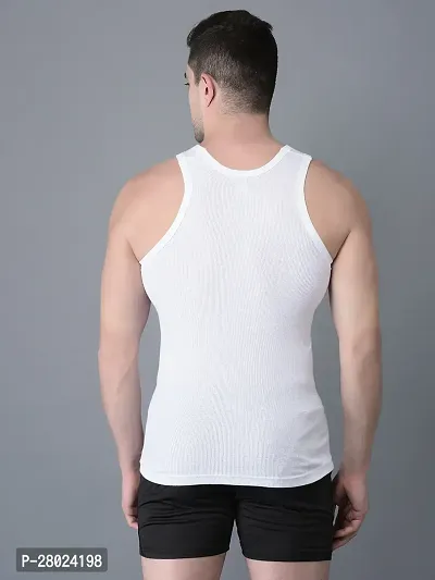 Stylish Cotton Solid Vests For Men- Pack Of 9-thumb2