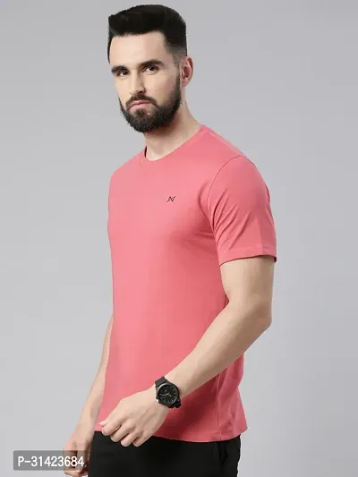 Reliable Multicoloured Cotton Solid Round Neck Tshirt For Men Pack Of 5-thumb3