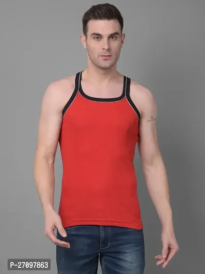 Stylish Assorted Solid Combed Cotton Racerback Styled Gym Vest