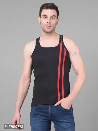 Stylish Assorted Solid Combed Cotton Racerback Styled Gym Vest