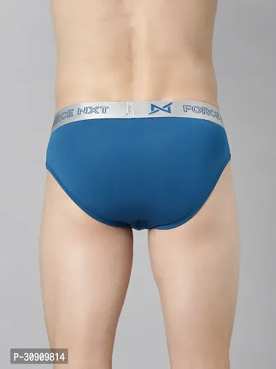 Stylish Blue Modal Solid Briefs For Men-thumb3