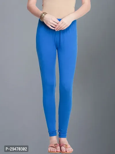 Fabulous Cotton Blend Solid Leggings For Women-thumb0