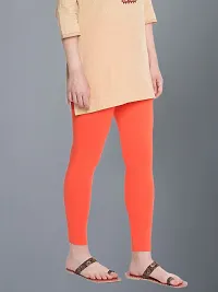 Fabulous Cotton Blend Solid Leggings For Women-thumb2