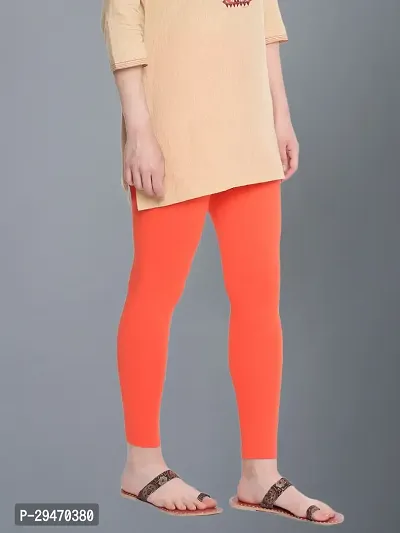 Fabulous Cotton Blend Solid Leggings For Women-thumb3