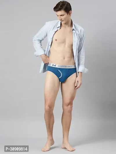 Stylish Blue Modal Solid Briefs For Men-thumb4