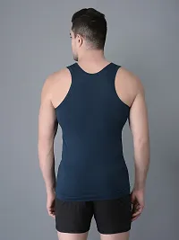 Stylish Cotton Solid Vests For Men- Pack Of 7-thumb1