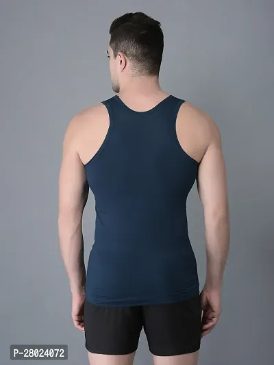 Stylish Cotton Solid Vests For Men- Pack Of 7-thumb2