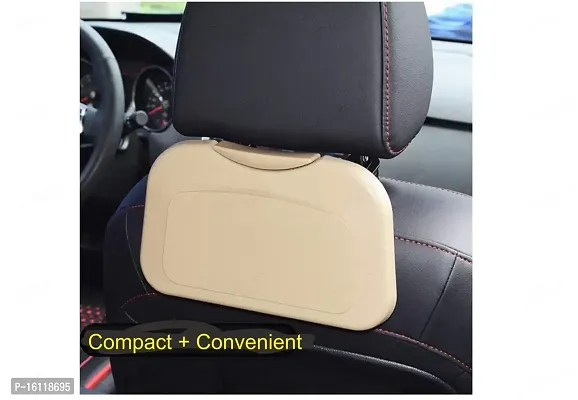 Buy CARIZO Car Meal Plate + Cup + Bottle Holder, Tray, Backseat, Foldable, Compact, Food Tray