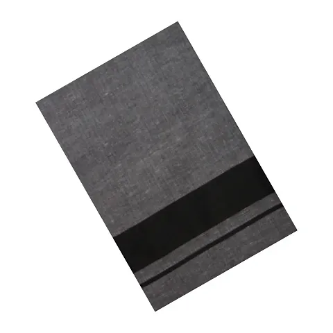 Multicolor Lungis (Mundus) Dhotis for Men Dark Grey (Free Size Assorted Veshti (Kaili) Pack of 1