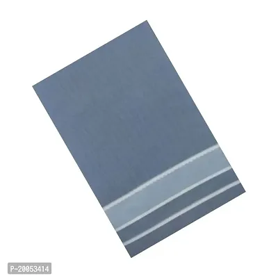 Multicolor Lungis (Mundus) Dhotis for Men Light Grey  (Free Size Assorted Veshti (Kaili) Pack of 1-thumb0