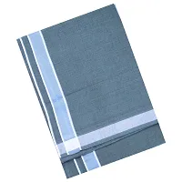 Multicolor Lungis (Mundus) Dhotis for Men Light Grey  (Free Size Assorted Veshti (Kaili) Pack of 1-thumb1