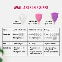 100% Medical Grade Silicone Reusable Menstrual Cup Pack Of 1-thumb2