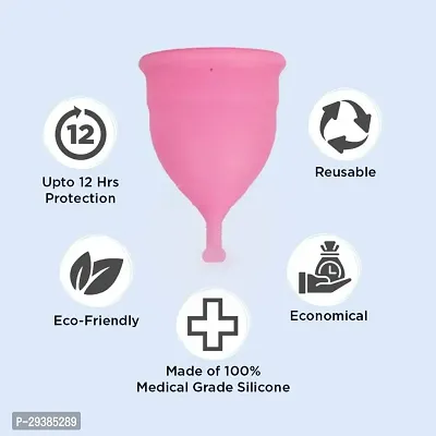 100% Medical Grade Silicone Reusable Menstrual Cup Pack Of 1-thumb4