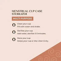 100% Medical Grade Silicone Reusable Menstrual Cup Pack Of 2-thumb2