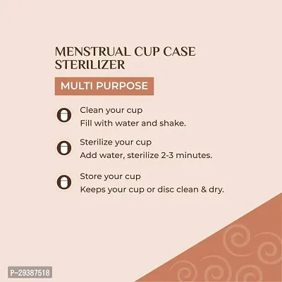 100% Medical Grade Silicone Reusable Menstrual Cup Pack Of 2-thumb3