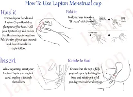 100% Medical Grade Silicone Reusable Menstrual Cup Pack Of 1-thumb3