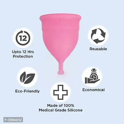 Premium Silicone Reusable Menstrual Cup For Women Pack of 1-thumb2