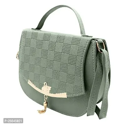 Stylish Green Leather Handbags For Women-thumb2